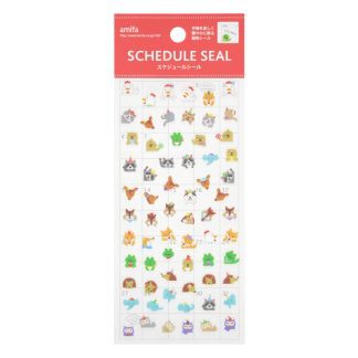Animals Schedule Sticker Sheet