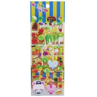 Mouse Healthy Store Puffy Sticker Sheet