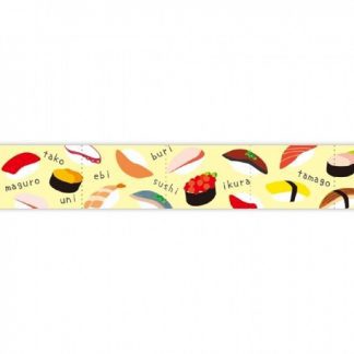 Colorful Sushi Cutting Washi Tape