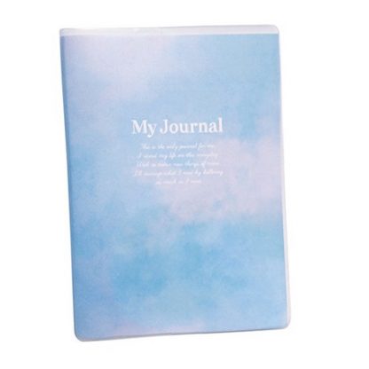 Blue Watercolor A5 Bullet Journal