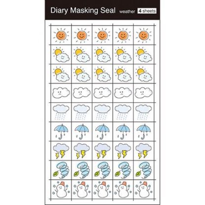 All Weather Sticker Set of 4 Sheets