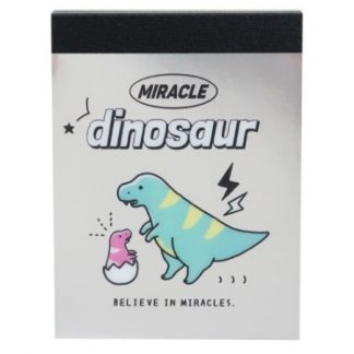 Miracle Dinosaur Metallic Mini Memo Pad