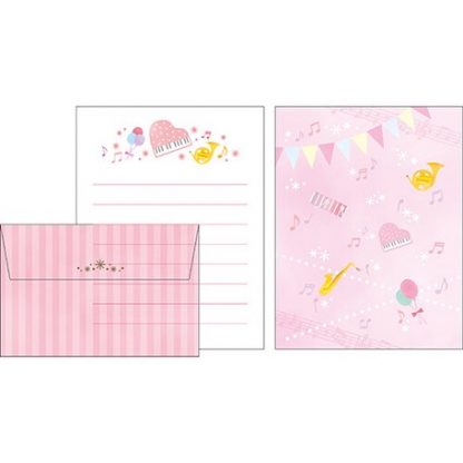 Pink Melody Mini Letter Set