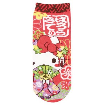 Hello Kitty Socks - Folding Fan