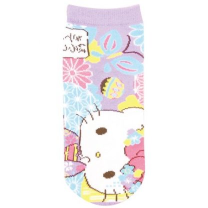 Hello Kitty Flowers Adult Socks