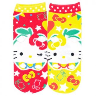 Hello Kitty Apple Adult Socks with Ears