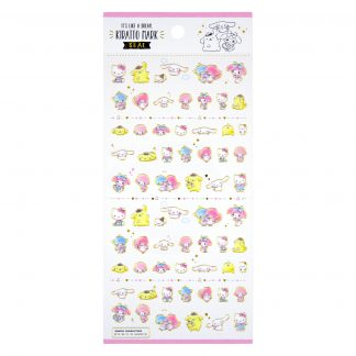 Sanrio Characters Seal Sticker Sheet