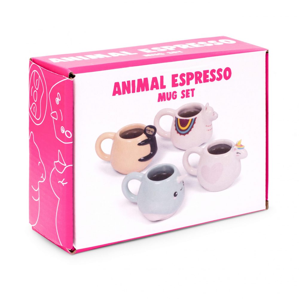 Animal Espresso Mug Set
