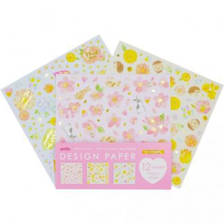 Spring Party Design Paper Set with Shimmer