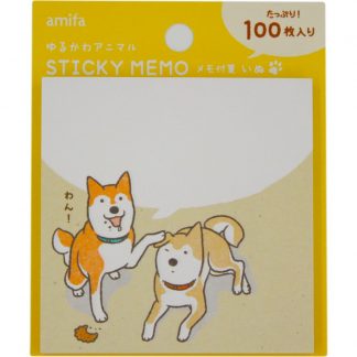 Dog Bow Wow Sticky Notes Pad