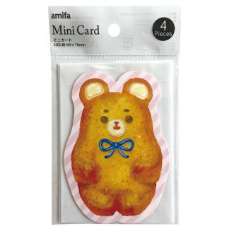 Bear Financier Cake Mini Cards