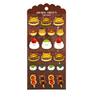 Animal Sweets Factory Sticker Sheet - Mochi