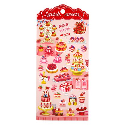 Lavish Sweets Sticker Sheet - Red