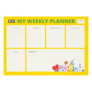 BT21 Weekly Planner