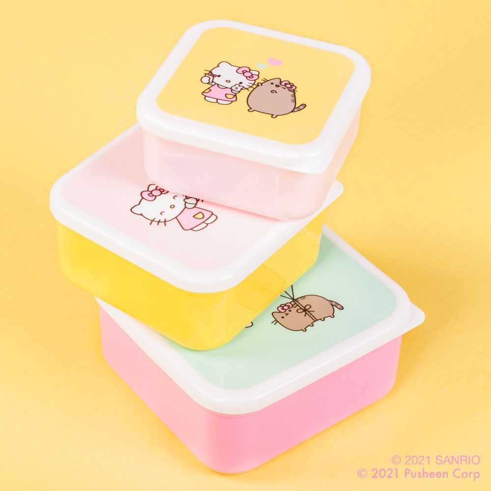 Hello Kitty lunch box cutlery bag set Sanrio bento Cute Kawaii lunch  container