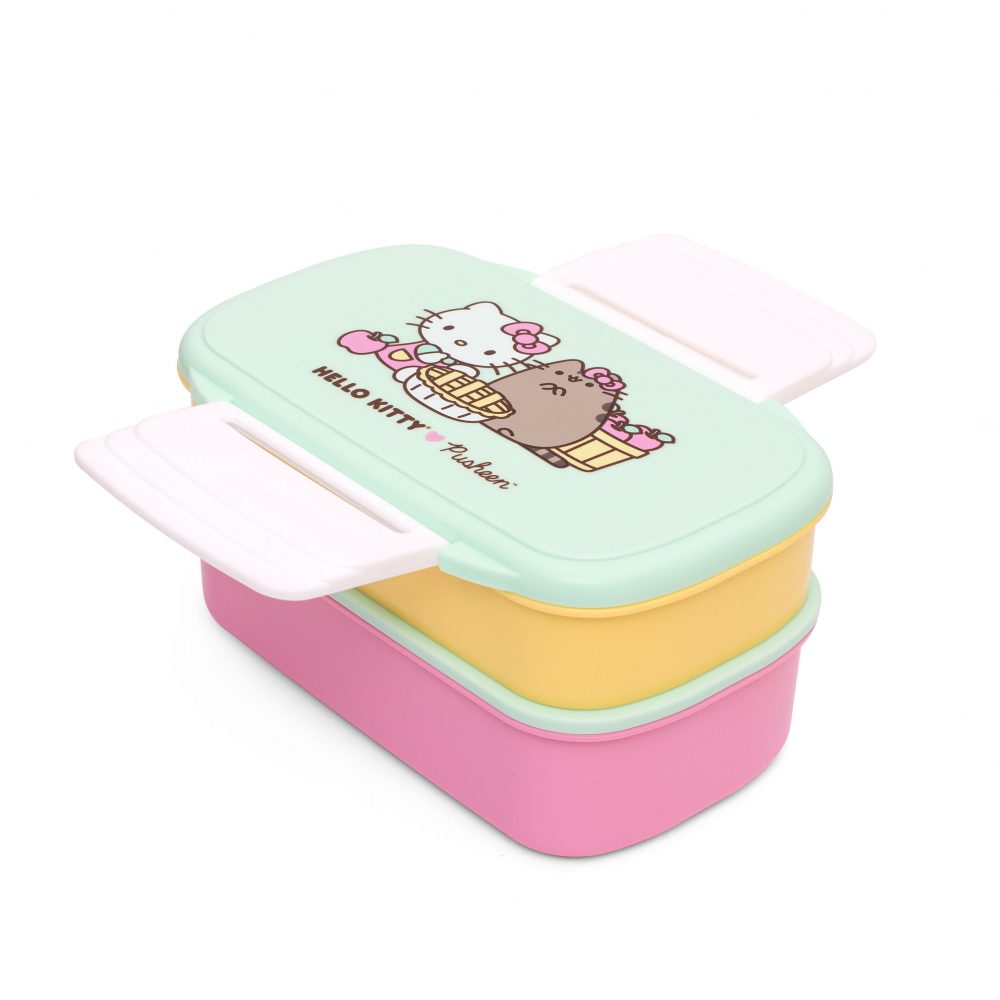 Hello Kitty® x Pusheen® Lunch Box with Cutlery – Pusheen Shop