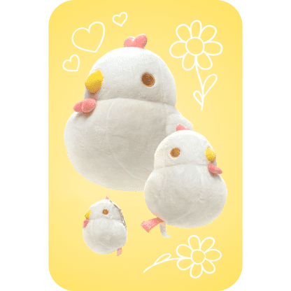 PuffPals - Blanche The Chicken Plush
