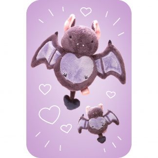 Puffpals - vinnie the sweetheart bat plush