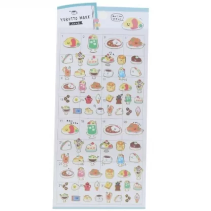 Cute Foodies Sticker Sheet