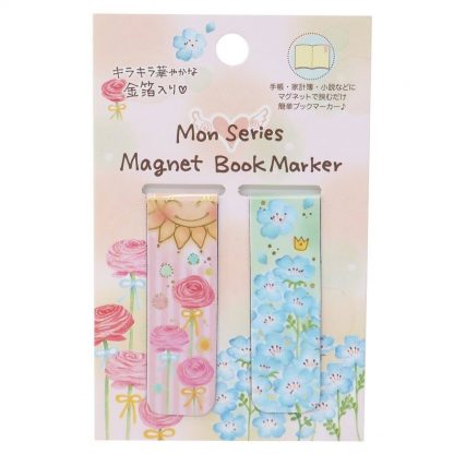 Magnetic Book Markers - Flowers