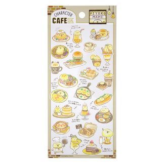 Character Cafe Sticker Sheet - Piyokomame
