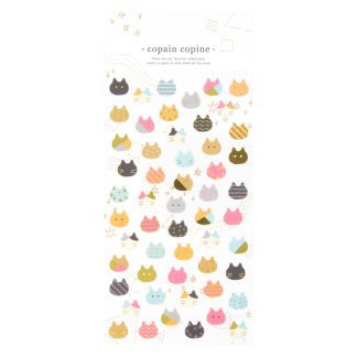 colorful cats sticker