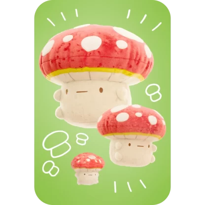 PuffPals - Dottie The Red And White Mushroom Plushie
