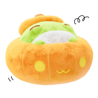 PuffPals Pumpkin Bean Plush