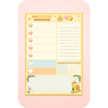 Buttons Weekly Planner